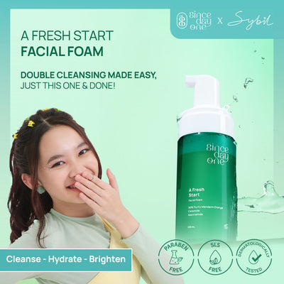 Since Day One - A Fresh Start Facial Foam - Water Based Facial Cleanser