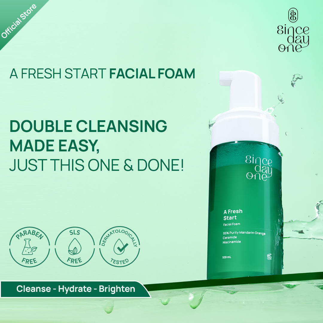 Since Day One - A Fresh Start Facial Foam - Water Based Facial Cleanser
